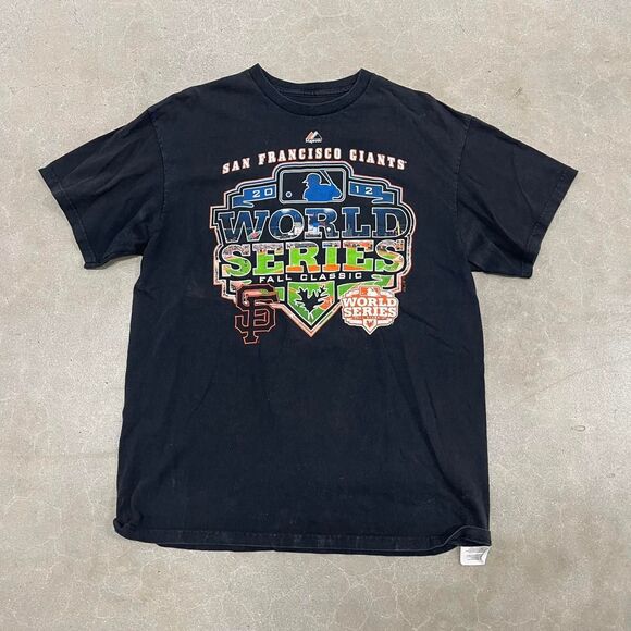 San Francisco Giants Majestic 2012 World Series Black Graphic - Picture 3 of 3